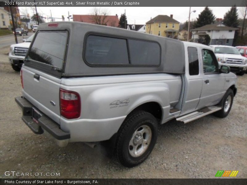 Silver Frost Metallic / Dark Graphite 2001 Ford Ranger XLT SuperCab 4x4