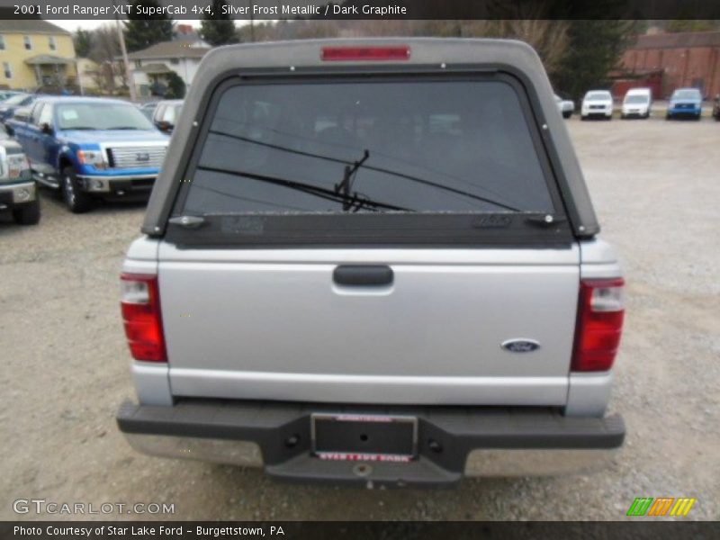 Silver Frost Metallic / Dark Graphite 2001 Ford Ranger XLT SuperCab 4x4