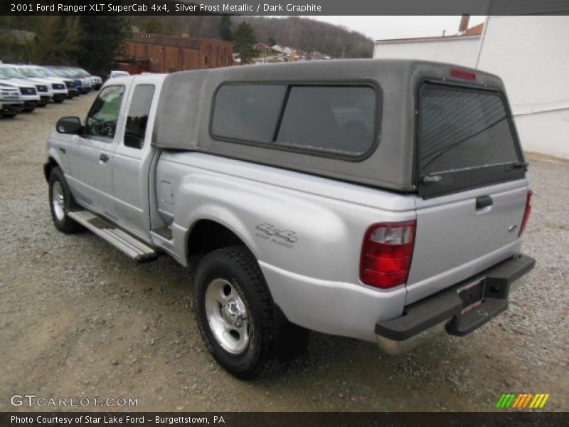 Silver Frost Metallic / Dark Graphite 2001 Ford Ranger XLT SuperCab 4x4