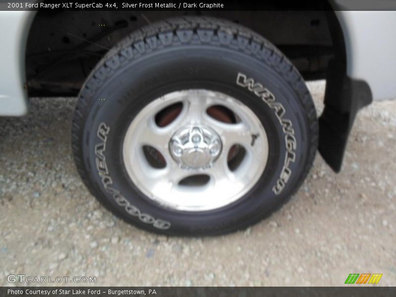 Silver Frost Metallic / Dark Graphite 2001 Ford Ranger XLT SuperCab 4x4