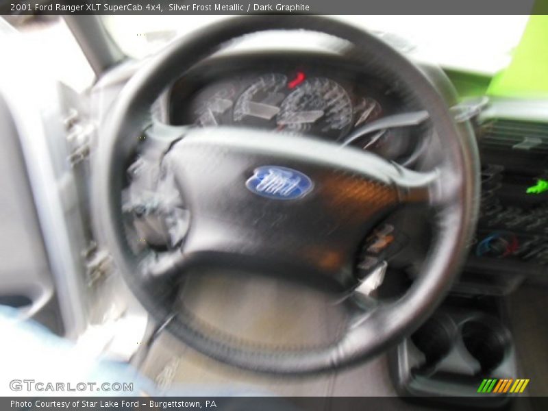 Silver Frost Metallic / Dark Graphite 2001 Ford Ranger XLT SuperCab 4x4