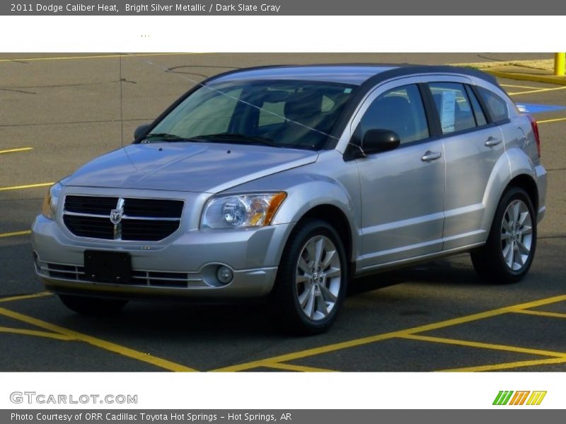 Bright Silver Metallic / Dark Slate Gray 2011 Dodge Caliber Heat