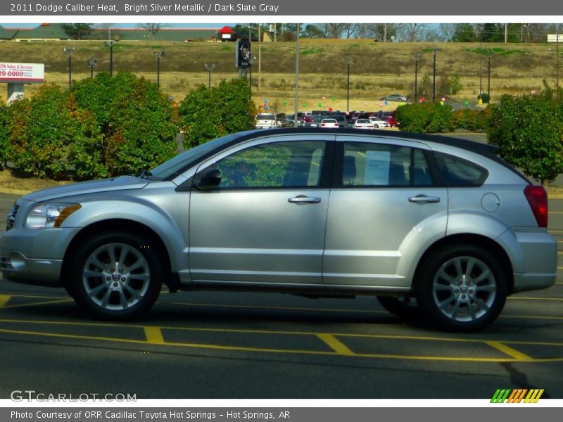 Bright Silver Metallic / Dark Slate Gray 2011 Dodge Caliber Heat