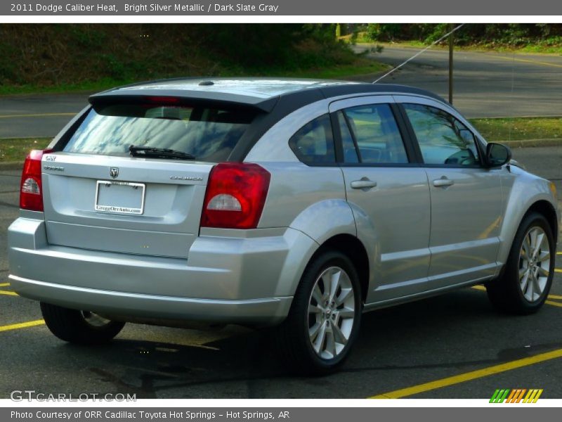 Bright Silver Metallic / Dark Slate Gray 2011 Dodge Caliber Heat
