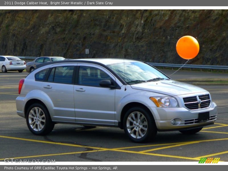 Bright Silver Metallic / Dark Slate Gray 2011 Dodge Caliber Heat