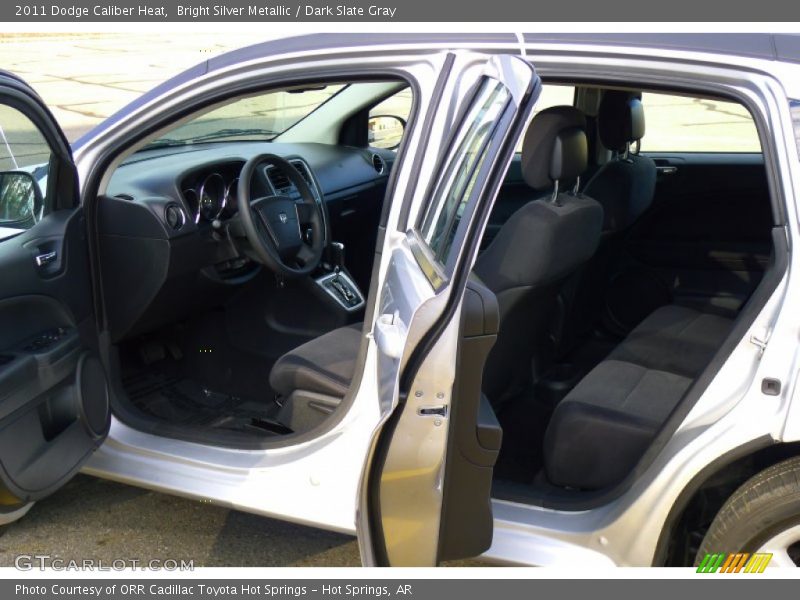 Bright Silver Metallic / Dark Slate Gray 2011 Dodge Caliber Heat