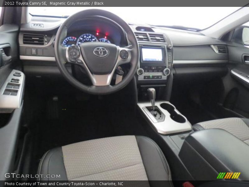 Magnetic Gray Metallic / Black 2012 Toyota Camry SE
