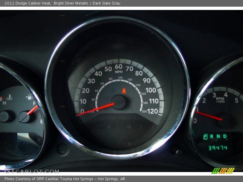 Bright Silver Metallic / Dark Slate Gray 2011 Dodge Caliber Heat