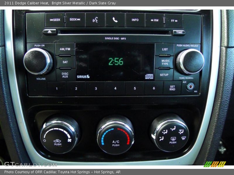 Bright Silver Metallic / Dark Slate Gray 2011 Dodge Caliber Heat