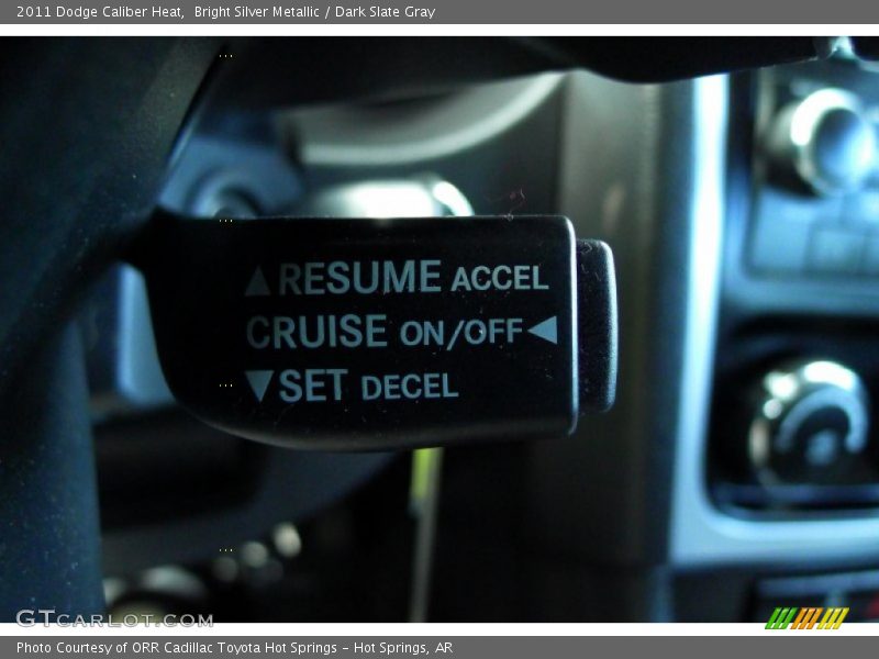 Bright Silver Metallic / Dark Slate Gray 2011 Dodge Caliber Heat