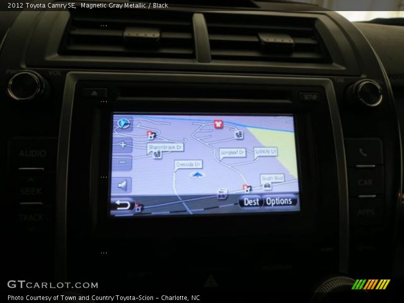 Magnetic Gray Metallic / Black 2012 Toyota Camry SE