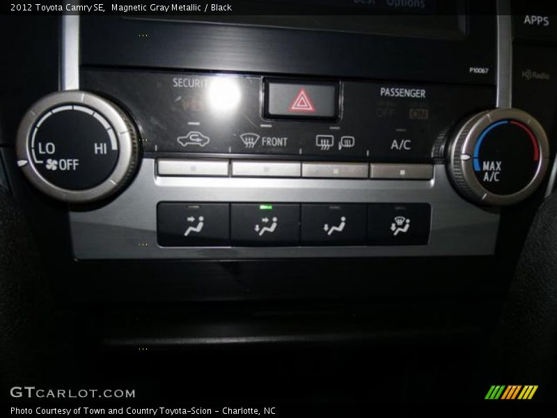 Magnetic Gray Metallic / Black 2012 Toyota Camry SE