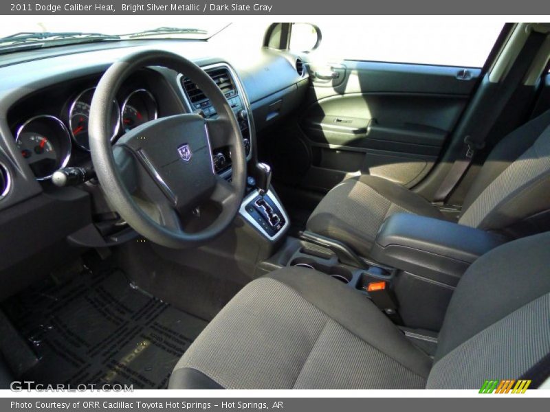 Bright Silver Metallic / Dark Slate Gray 2011 Dodge Caliber Heat