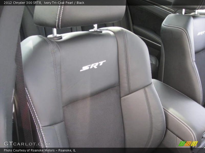 Ivory Tri-Coat Pearl / Black 2012 Chrysler 300 SRT8