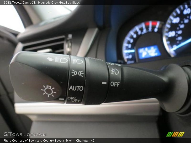 Magnetic Gray Metallic / Black 2012 Toyota Camry SE