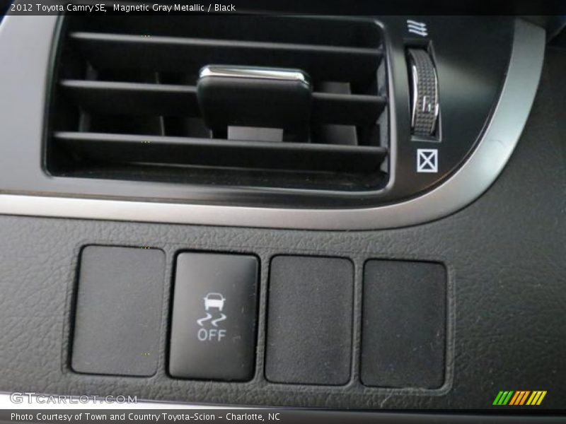 Magnetic Gray Metallic / Black 2012 Toyota Camry SE