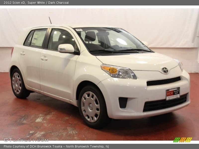 Super White / Dark Charcoal 2012 Scion xD