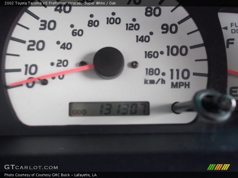 Super White / Oak 2002 Toyota Tacoma V6 PreRunner Xtracab