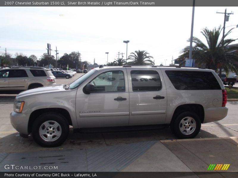 Silver Birch Metallic / Light Titanium/Dark Titanium 2007 Chevrolet Suburban 1500 LS