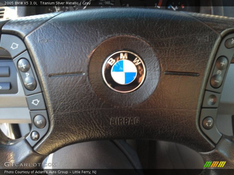 Titanium Silver Metallic / Grey 2005 BMW X5 3.0i