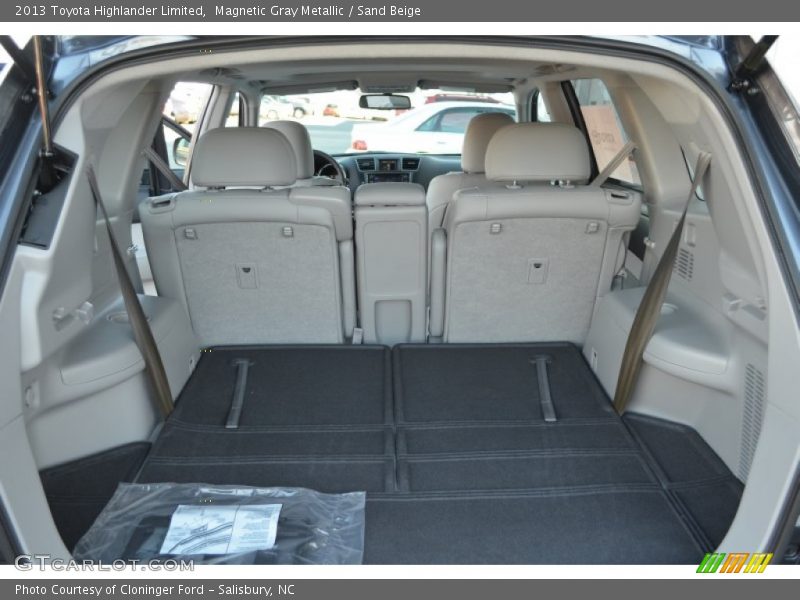 Magnetic Gray Metallic / Sand Beige 2013 Toyota Highlander Limited