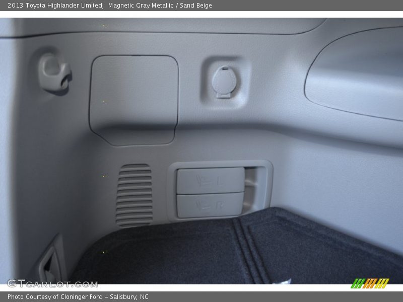 Magnetic Gray Metallic / Sand Beige 2013 Toyota Highlander Limited