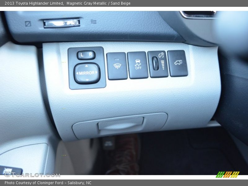 Magnetic Gray Metallic / Sand Beige 2013 Toyota Highlander Limited