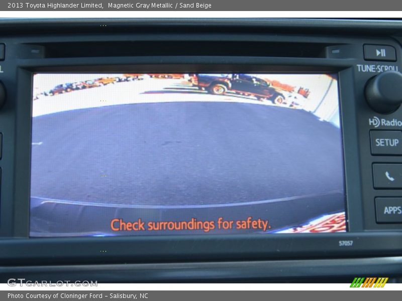 Magnetic Gray Metallic / Sand Beige 2013 Toyota Highlander Limited