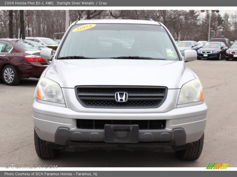 Starlight Silver Metallic / Gray 2004 Honda Pilot EX-L 4WD