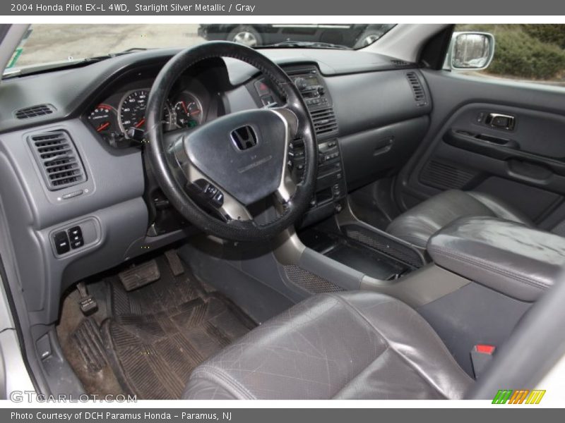 2004 Pilot EX-L 4WD Gray Interior