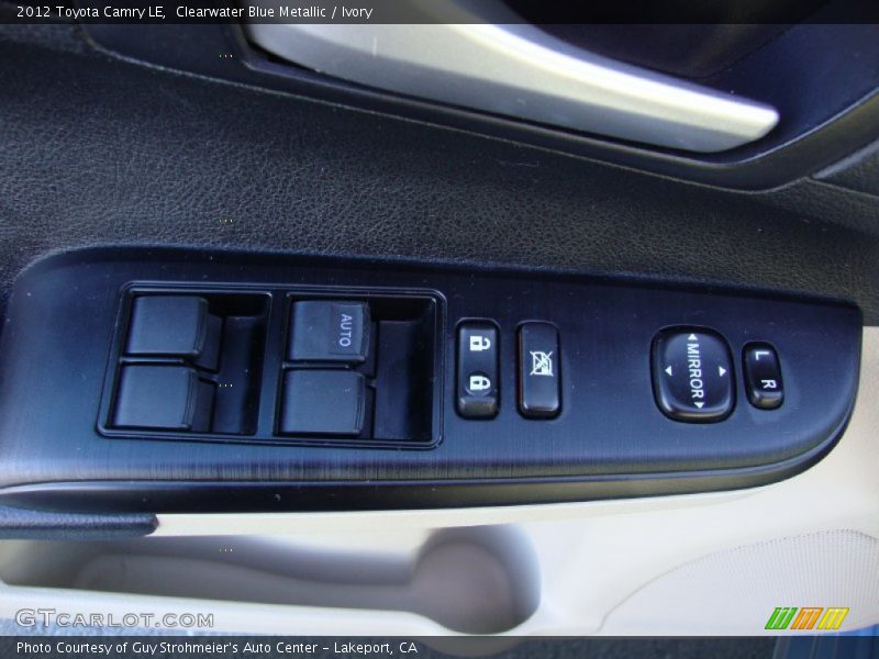 Clearwater Blue Metallic / Ivory 2012 Toyota Camry LE