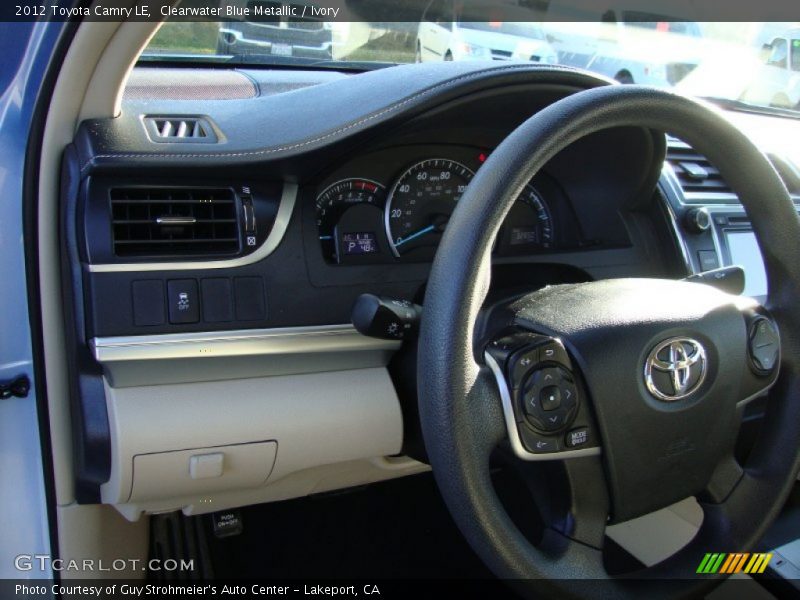 Clearwater Blue Metallic / Ivory 2012 Toyota Camry LE