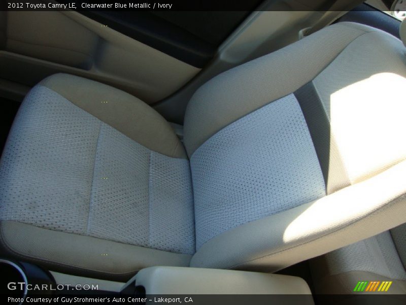 Clearwater Blue Metallic / Ivory 2012 Toyota Camry LE