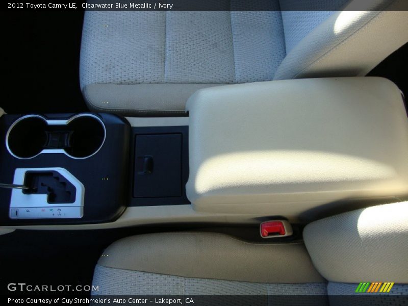 Clearwater Blue Metallic / Ivory 2012 Toyota Camry LE