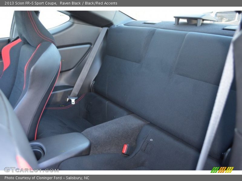 Raven Black / Black/Red Accents 2013 Scion FR-S Sport Coupe