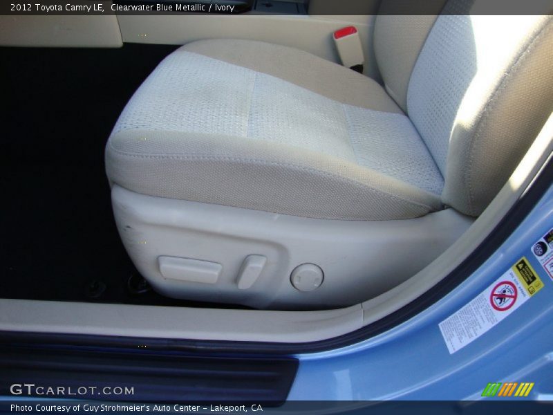 Clearwater Blue Metallic / Ivory 2012 Toyota Camry LE