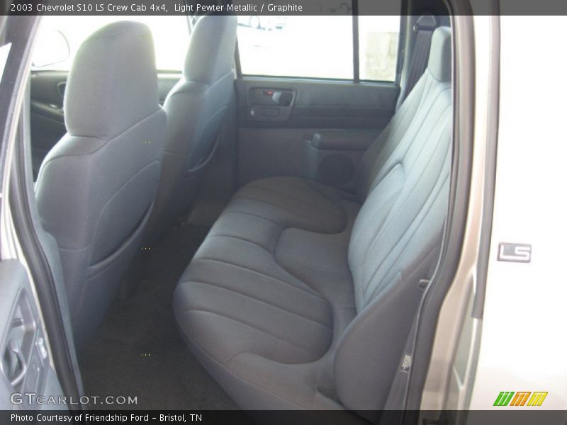 Light Pewter Metallic / Graphite 2003 Chevrolet S10 LS Crew Cab 4x4