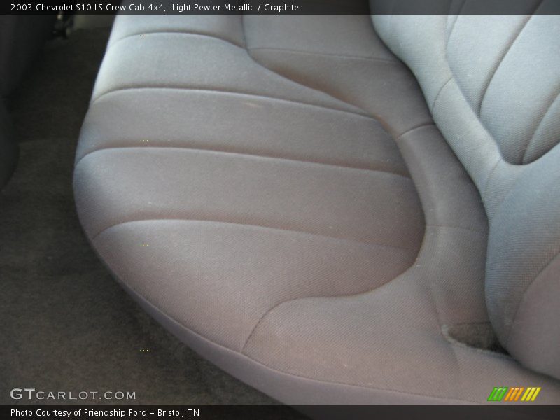 Light Pewter Metallic / Graphite 2003 Chevrolet S10 LS Crew Cab 4x4
