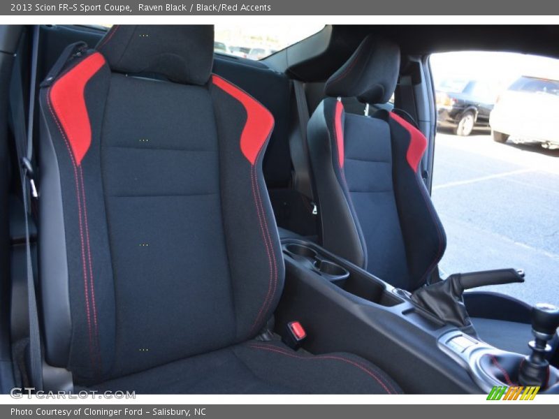 Raven Black / Black/Red Accents 2013 Scion FR-S Sport Coupe