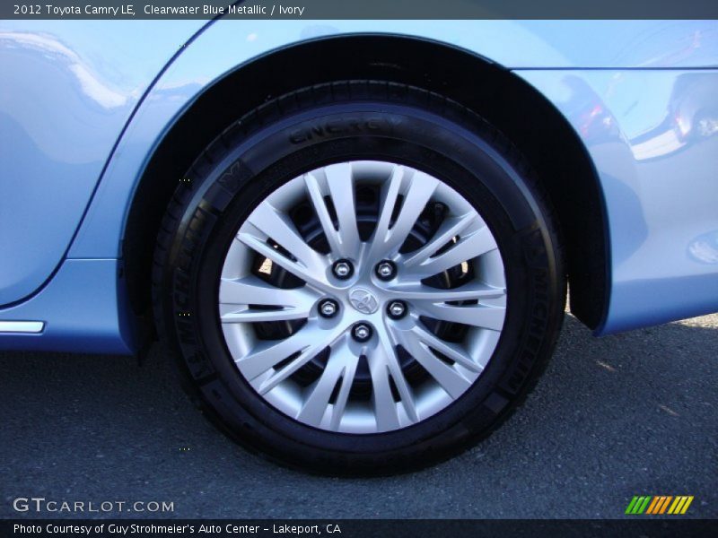 Clearwater Blue Metallic / Ivory 2012 Toyota Camry LE
