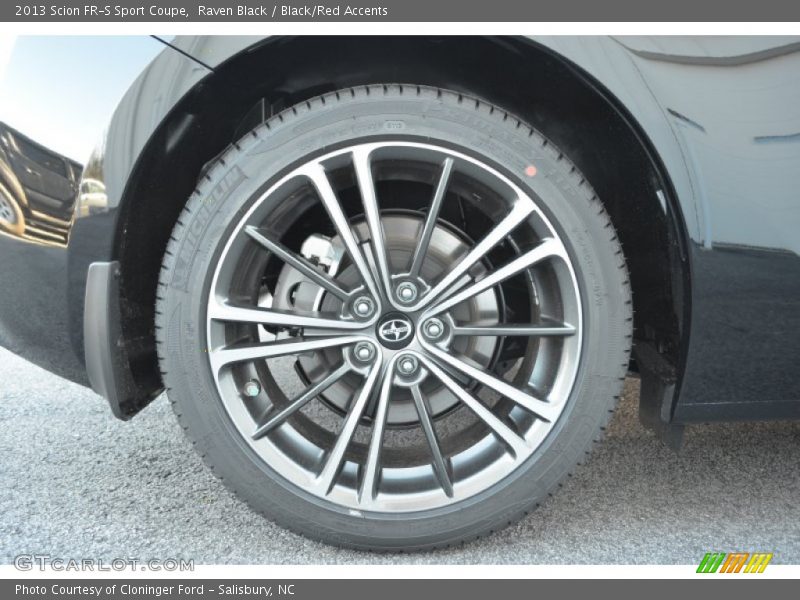 Raven Black / Black/Red Accents 2013 Scion FR-S Sport Coupe