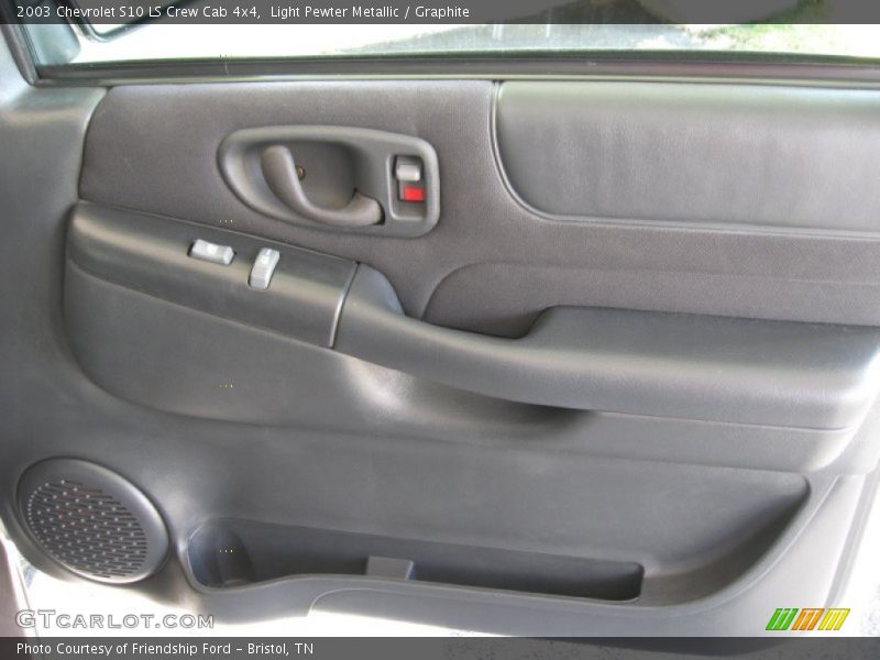 Light Pewter Metallic / Graphite 2003 Chevrolet S10 LS Crew Cab 4x4