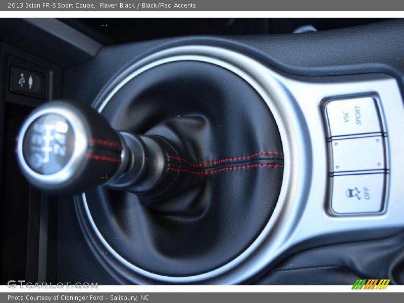 Raven Black / Black/Red Accents 2013 Scion FR-S Sport Coupe
