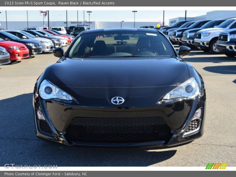 Raven Black / Black/Red Accents 2013 Scion FR-S Sport Coupe