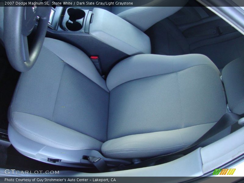 Stone White / Dark Slate Gray/Light Graystone 2007 Dodge Magnum SE