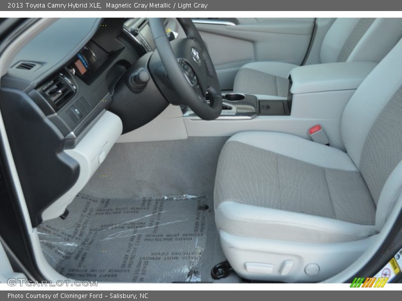 Magnetic Gray Metallic / Light Gray 2013 Toyota Camry Hybrid XLE