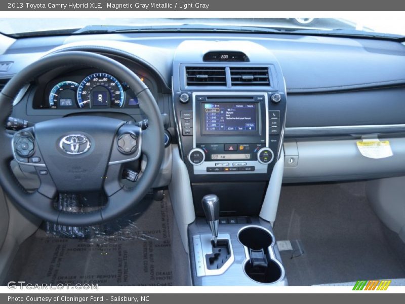Magnetic Gray Metallic / Light Gray 2013 Toyota Camry Hybrid XLE