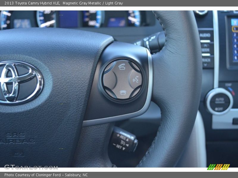 Magnetic Gray Metallic / Light Gray 2013 Toyota Camry Hybrid XLE