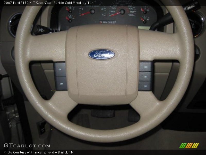 Pueblo Gold Metallic / Tan 2007 Ford F150 XLT SuperCab