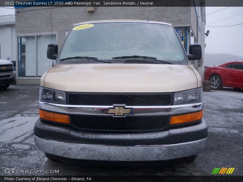 Sandstone Metallic / Neutral 2012 Chevrolet Express LT 1500 AWD Passenger Van
